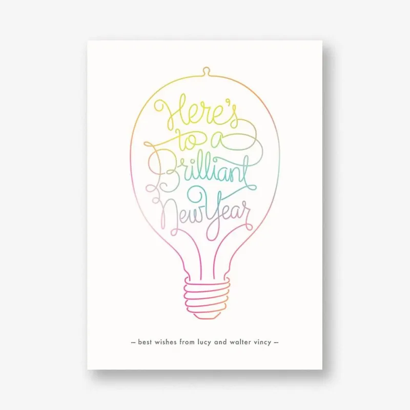 Brilliant New Year Card sold by Paper Source