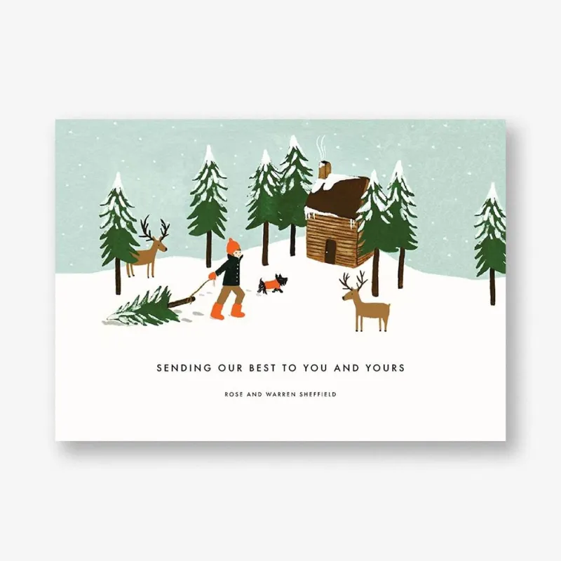 Big Bark Hunter Card sold by Paper Source