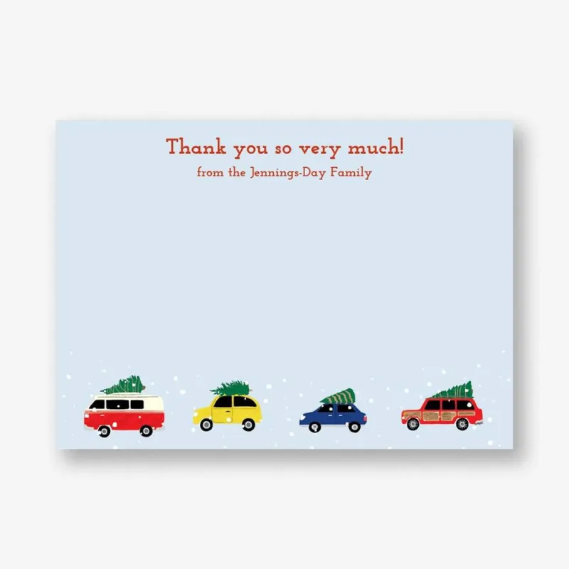 Cars with Trees Stationery sold by Paper Source