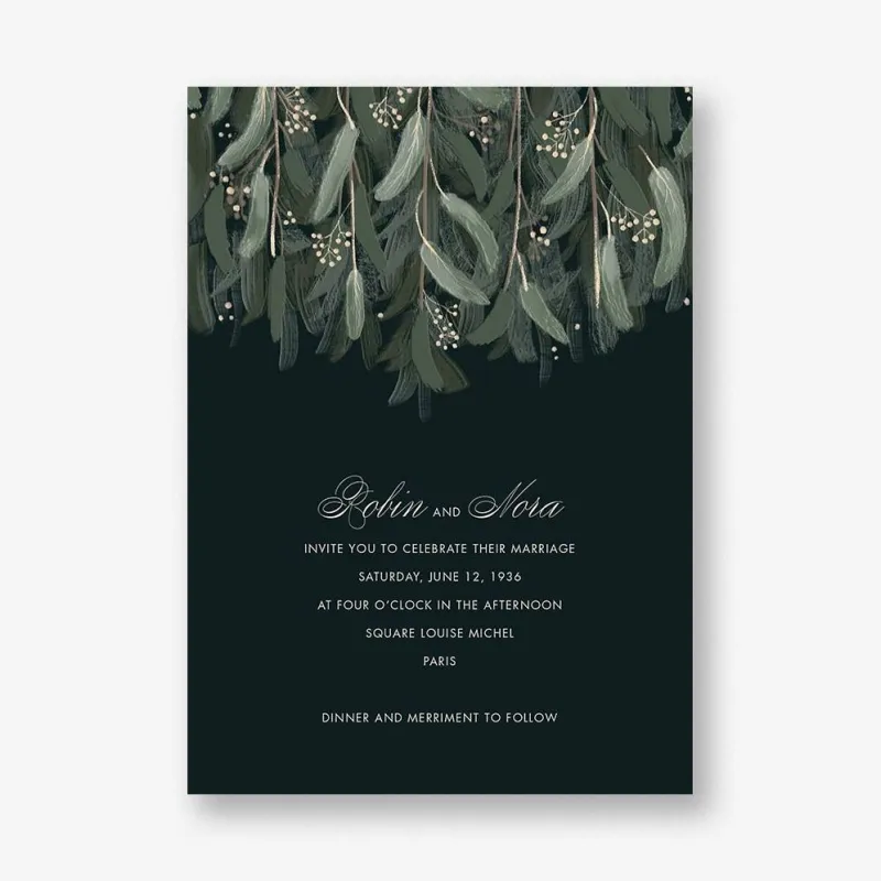 Verdure Wedding Invitation sold by Paper Source