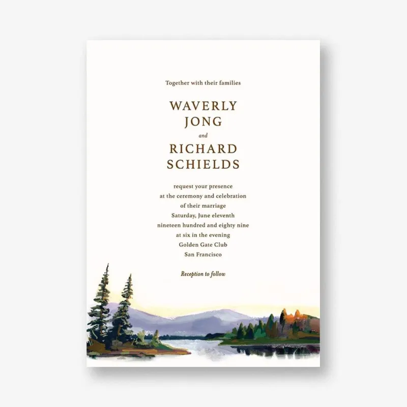 Oneida Wedding Invitation sold by Paper Source