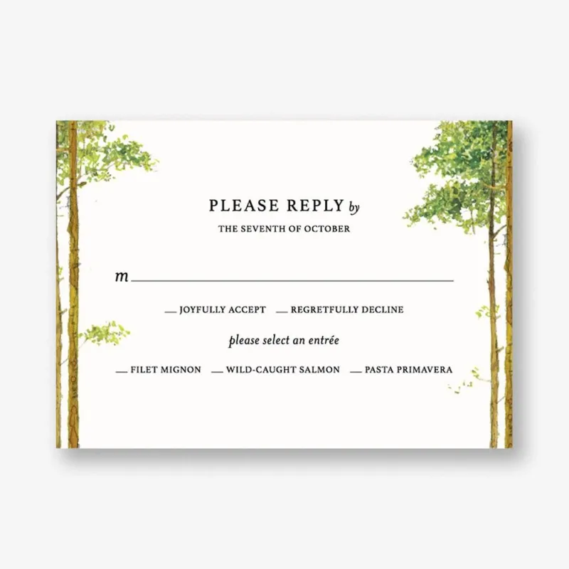 Helena Response Card sold by Paper Source