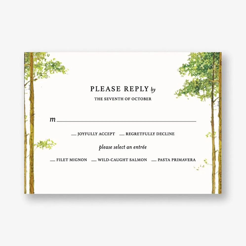 Helena Response Card sold by Paper Source