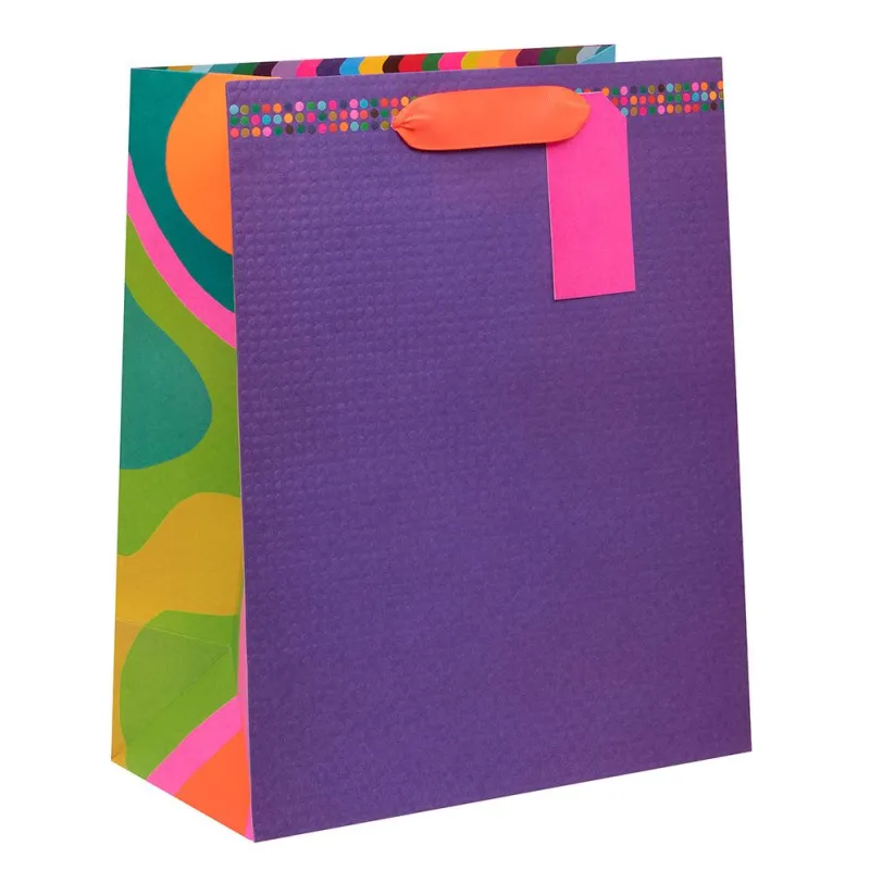 Textured Purple Large Gift Bag sold by Paper Source