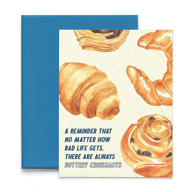 Buttery Croissants Friendship Card made by Paper Source
