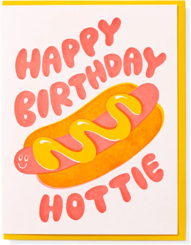 Hottie Hotdog Birthday Card sold by Paper Source
