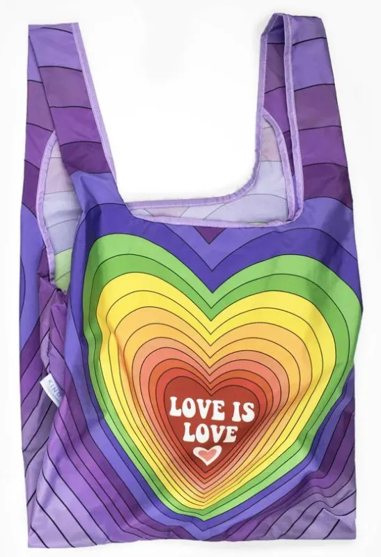 Love is Love Rainbow Reusable Bag sold by Paper Source