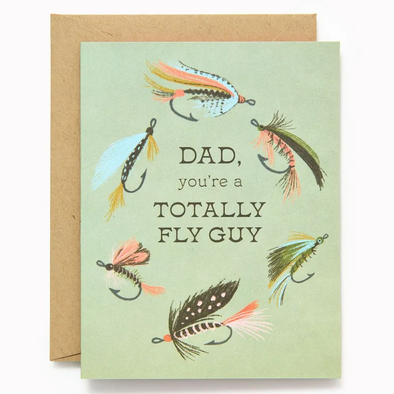 Totally Fly Guy Father's Day Card sold by Paper Source