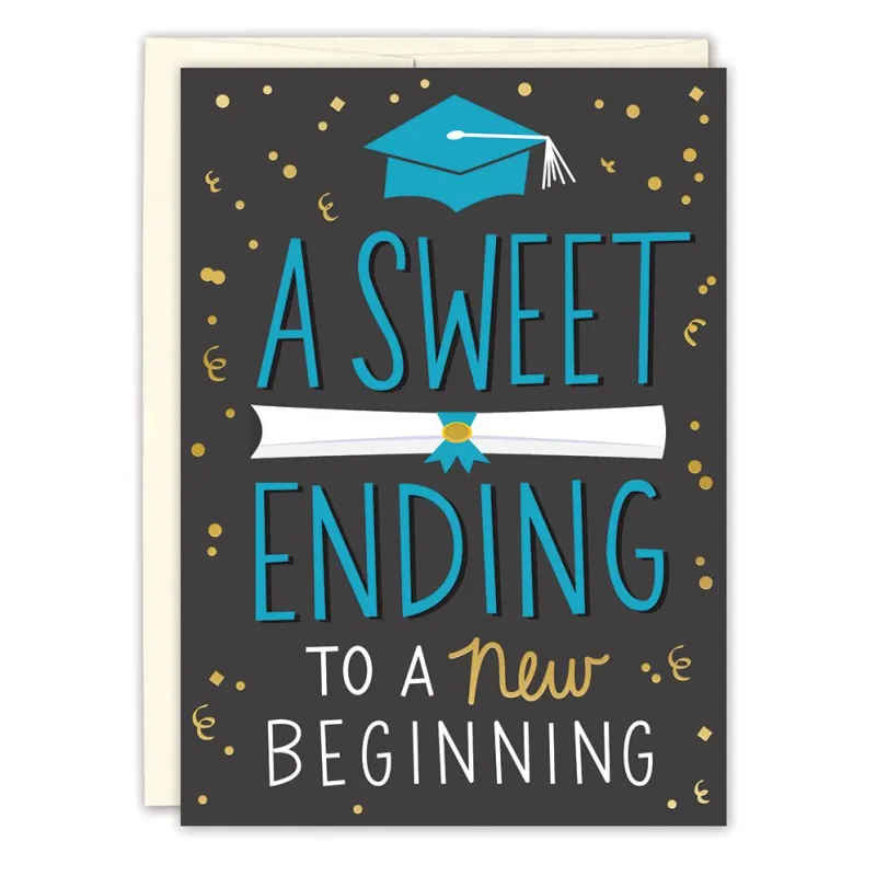 Sweet Ending Graduation Card sold by Paper Source