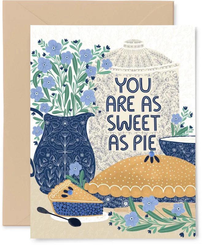 Sweet as Pie Thank You Card sold by Paper Source