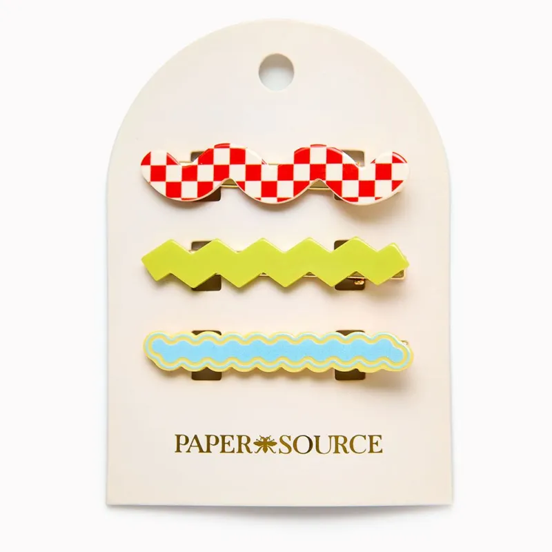 Squiggly Hairclips sold by Paper Source