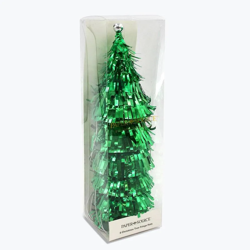 Christmas Tree Fringe Hats sold by Paper Source