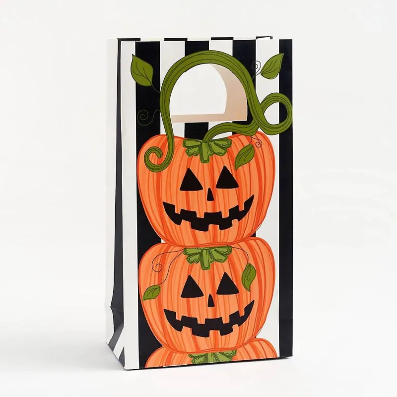 Jack-O-Lantern Wine Bag sold by Paper Source