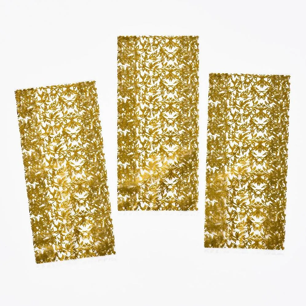 Gold Vines Cellophane Bags sold by Paper Source