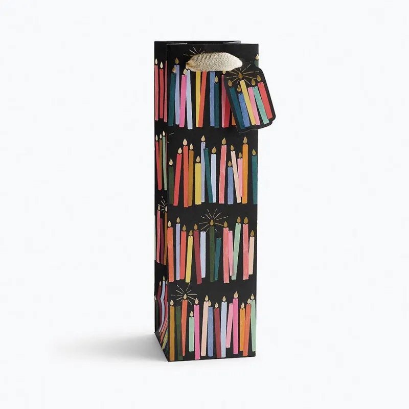 Rifle Paper Co. Birthday Candles Wine Bag sold by Paper Source