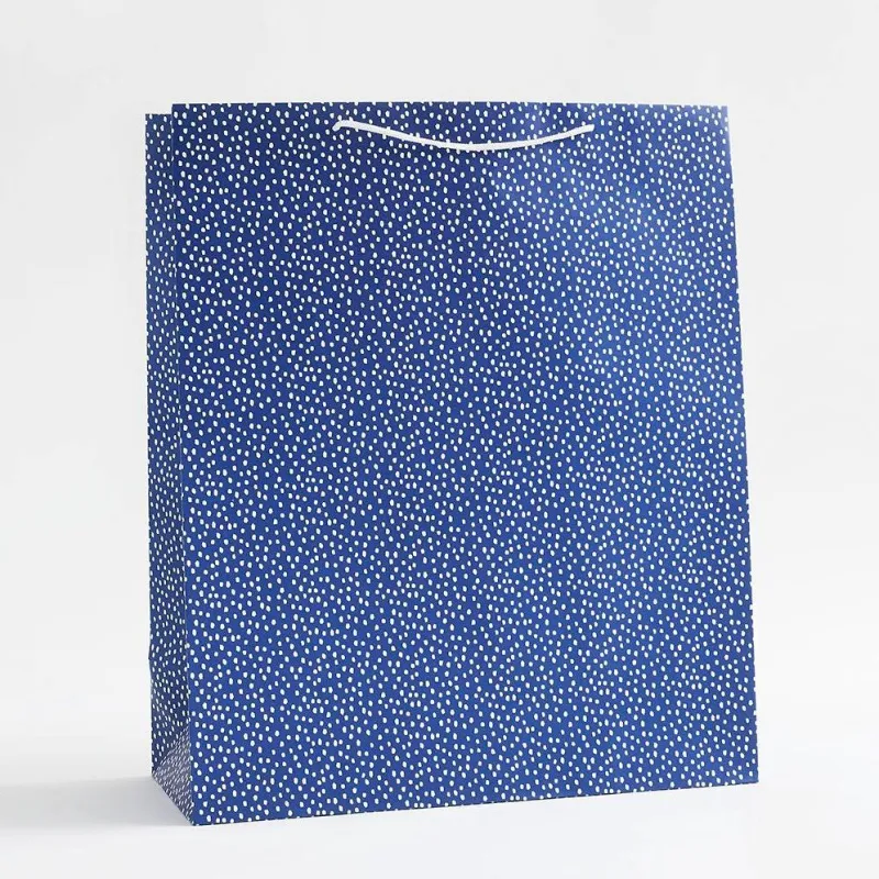 Navy Flurry Extra Large Bag sold by Paper Source
