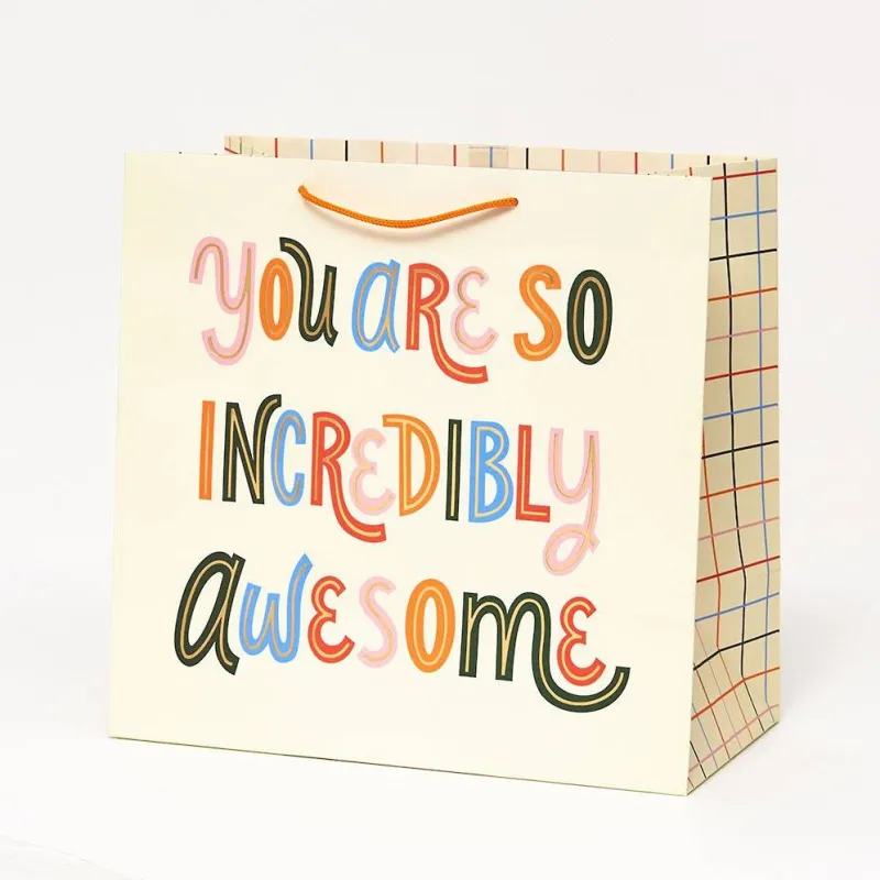 You Are So Incredibly Awesome Large Gift Bag sold by Paper Source