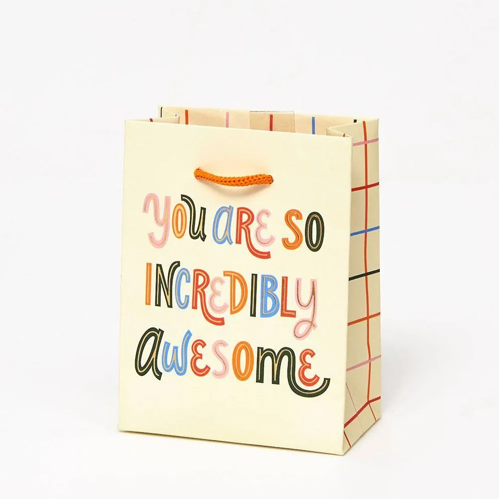 You Are So Incredibly Awesome Small Gift Bag sold by Paper Source