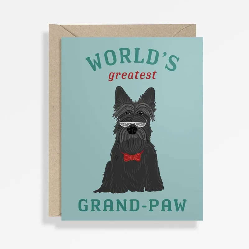 World's Greatest Grand-Paw Card sold by Paper Source