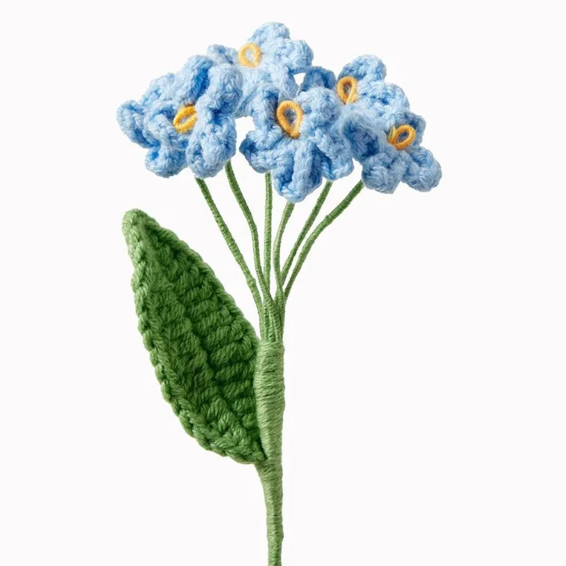 Blue Hydrangea Crochet Flower sold by Paper Source