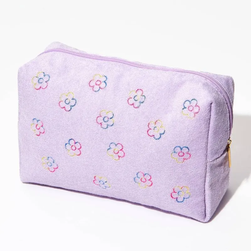 Lilac Terry Pouch sold by Paper Source