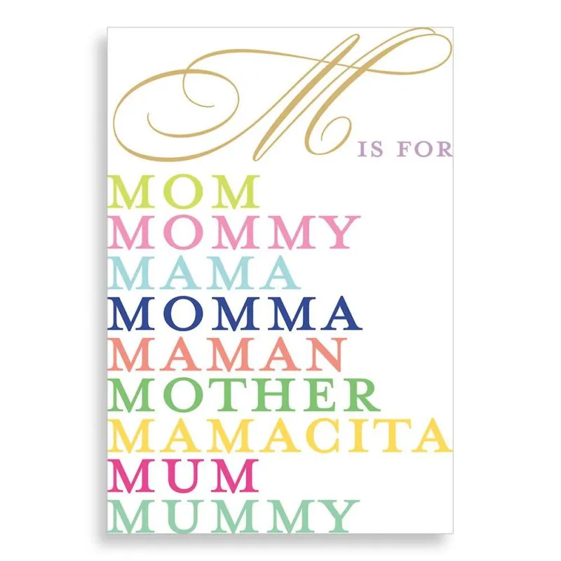M Is For Mom Mother's Day Card made by Paper Source