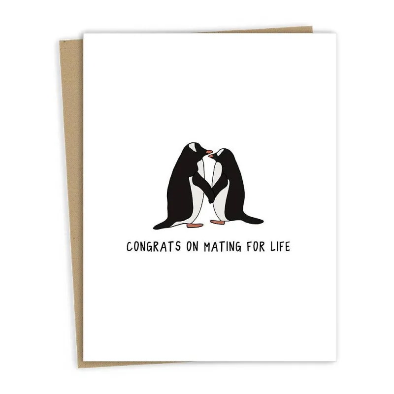 Mates For Life Wedding Card sold by Paper Source