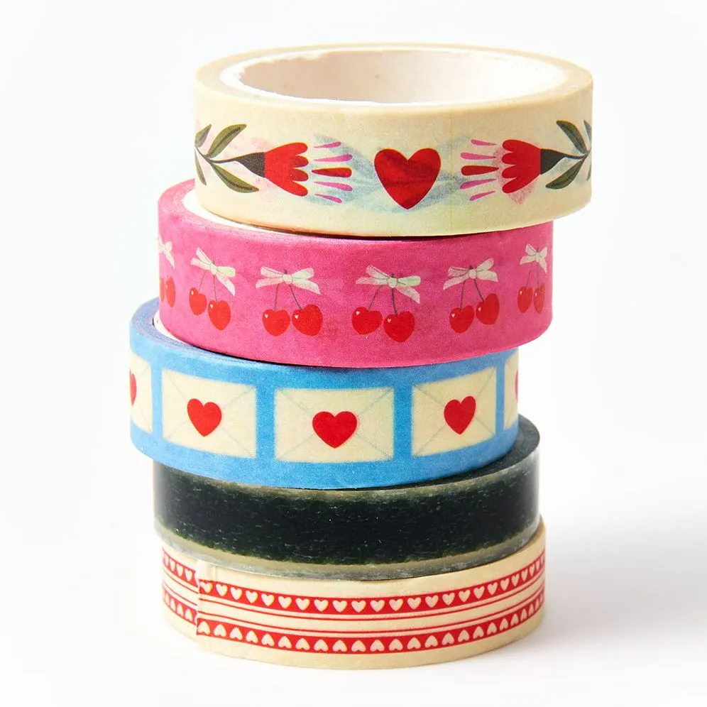 Love Letter Washi Tape S/5 sold by Paper Source product image thumbnail 2
