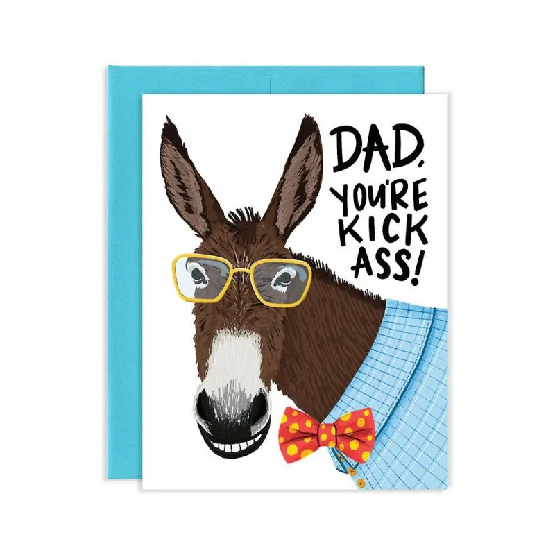 Kick Ass Father's Day Card sold by Paper Source