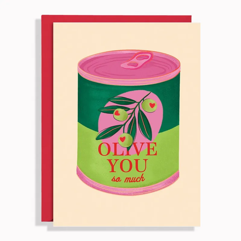 Olive You So Much Valentine's Day Card sold by Paper Source