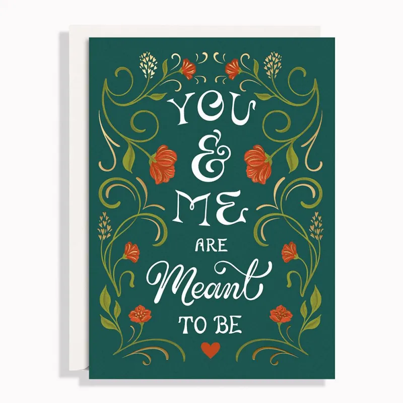 Meant to Be Valentine's Day Card sold by Paper Source
