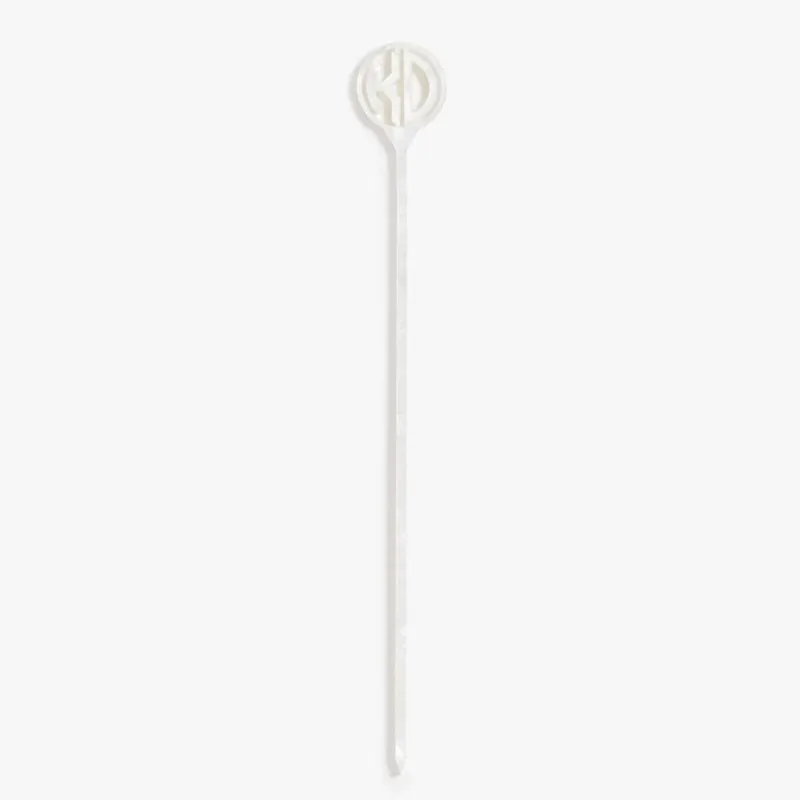 Pearl White Laser Cut Monogram Skewers sold by Paper Source