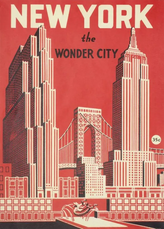 New York Wonder City Flat Wrap sold by Paper Source