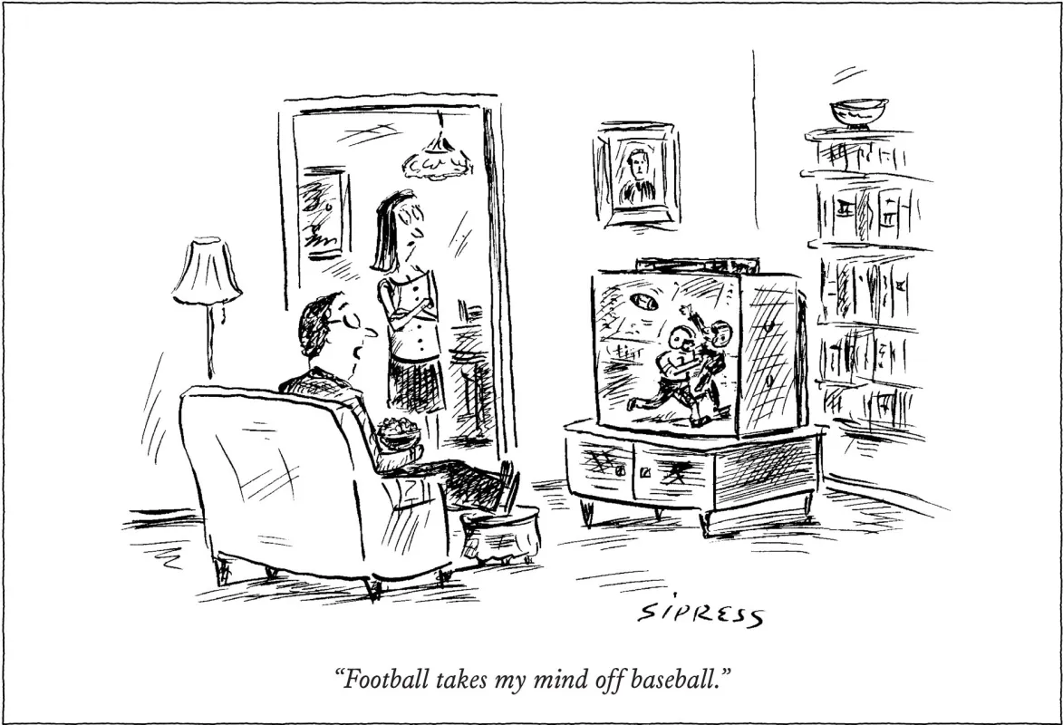 Mind Off Baseball Father's Day Card sold by Paper Source