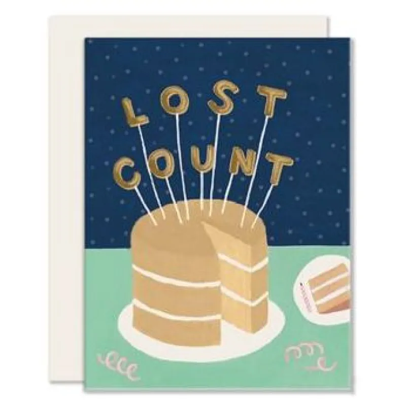 Lost Count Birthday Card made by Paper Source