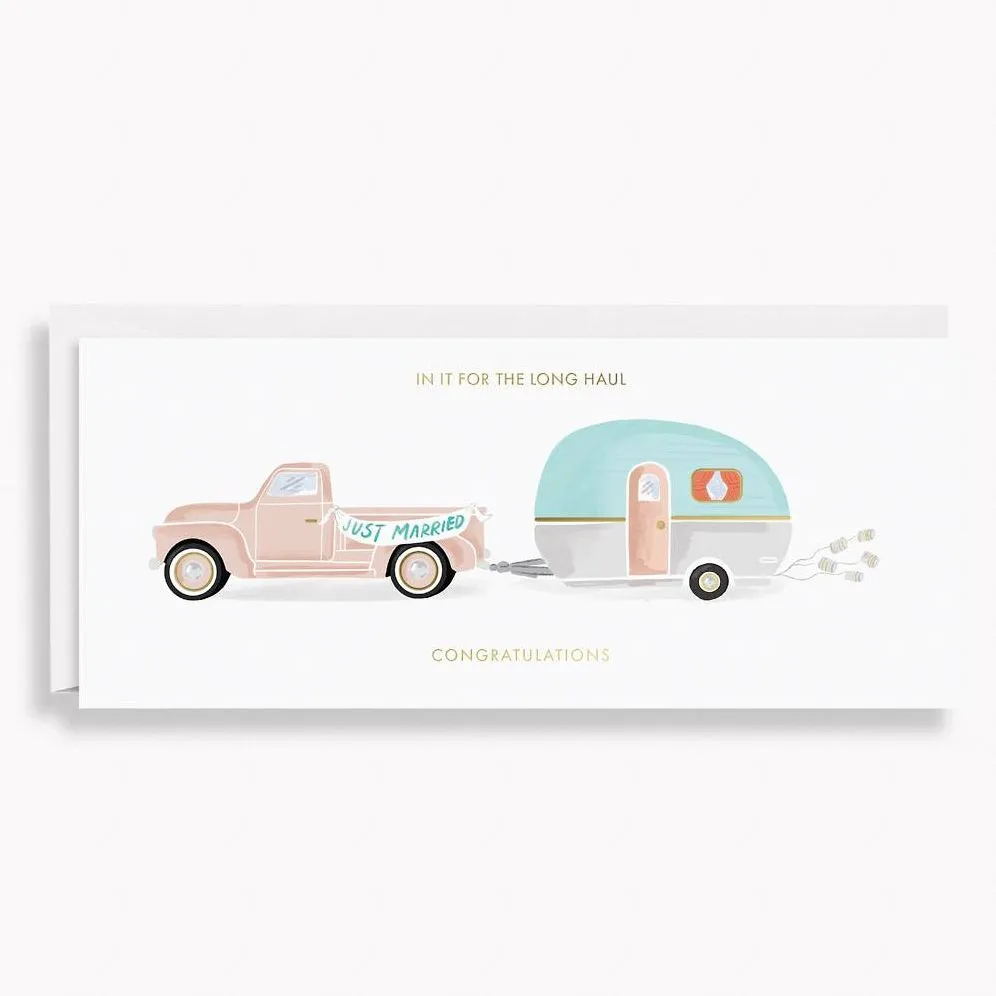 Long Haul Wedding Card sold by Paper Source