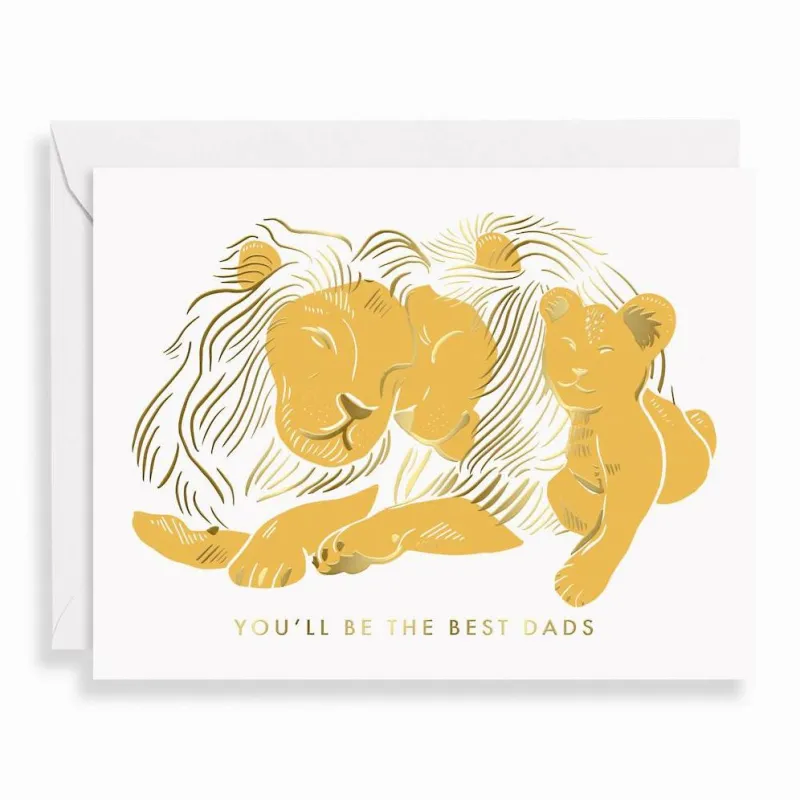 Lions Best Dads Card made by Paper Source