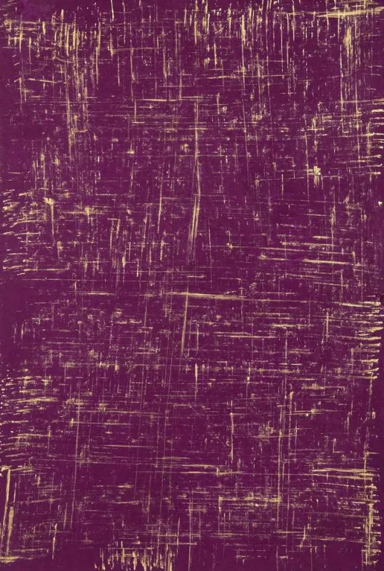 Brush Stroke Gold on Deep Purple Handmade Paper sold by Paper Source