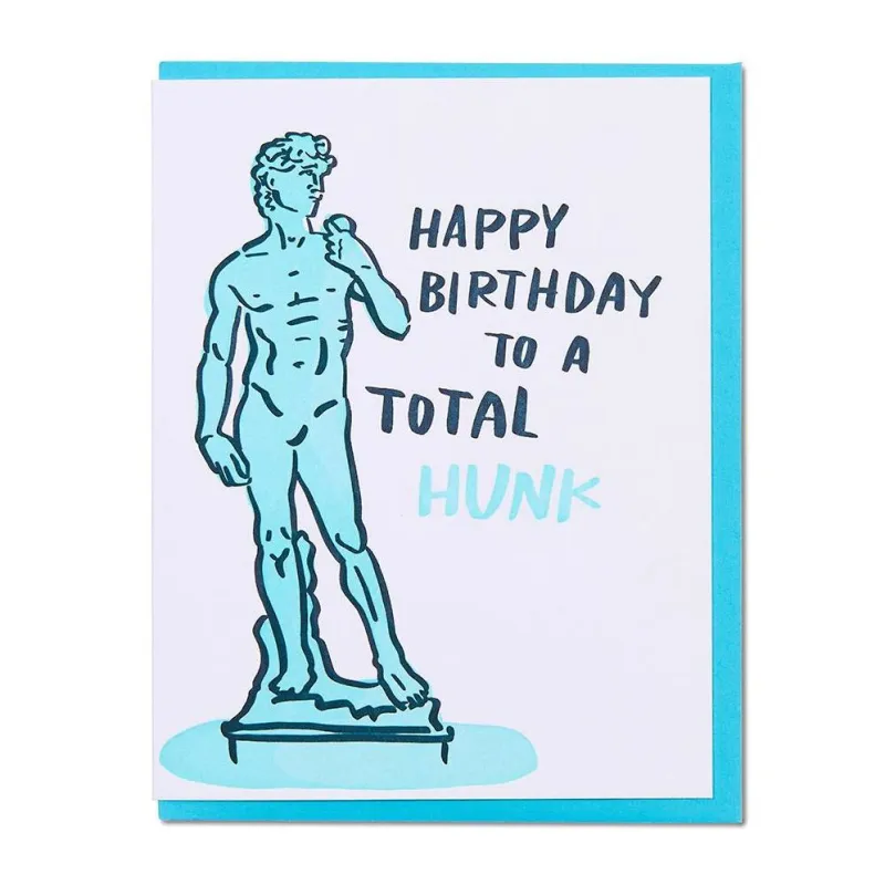 Total Hunk Birthday Card sold by Paper Source