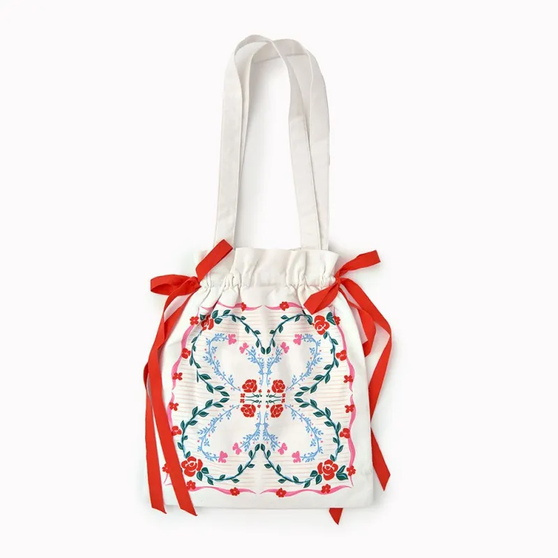 Romantic Floral Tote made by Paper Source