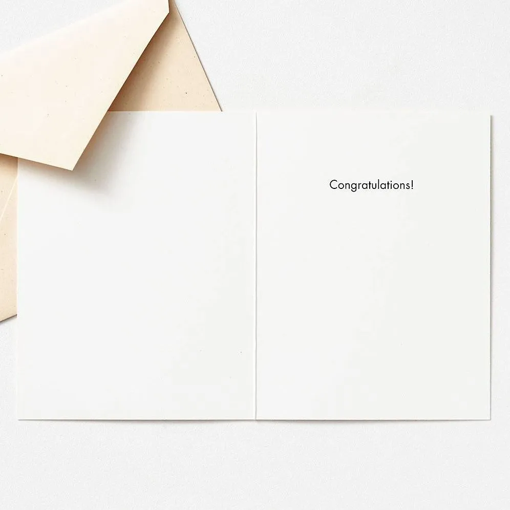 Happy Graduation Stripes Greeting Card sold by Paper Source product image thumbnail 2