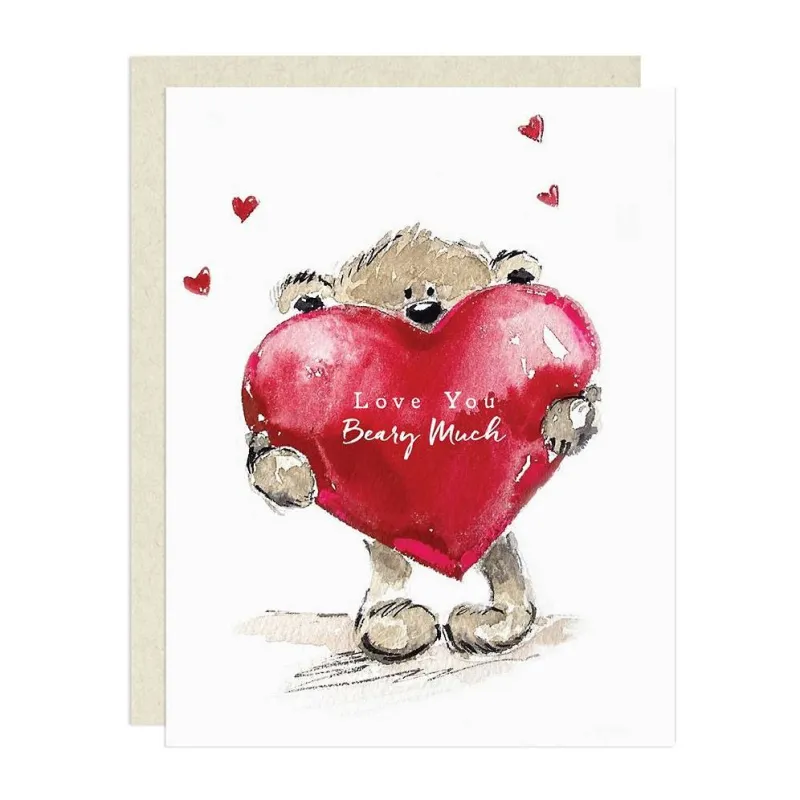 Love You Beary Much Valentine's Day Card sold by Paper Source