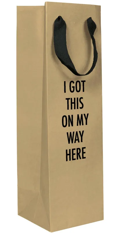 WINE Way Here Gift Bag sold by Paper Source