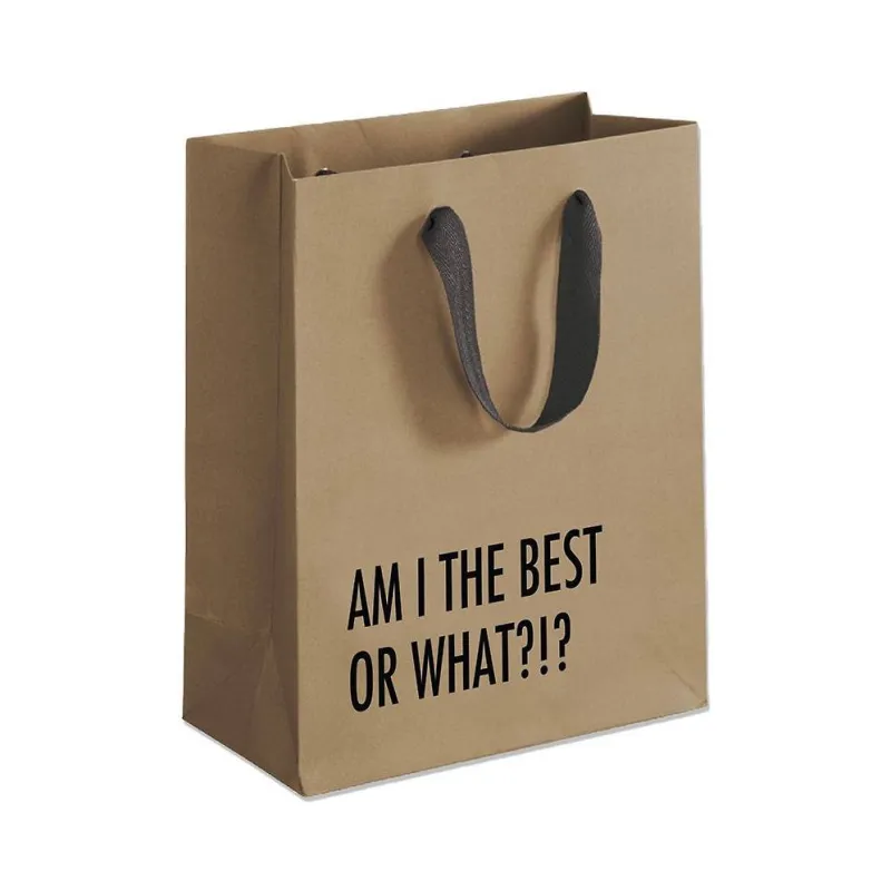 Am I The Best? Medium Gift Bag sold by Paper Source