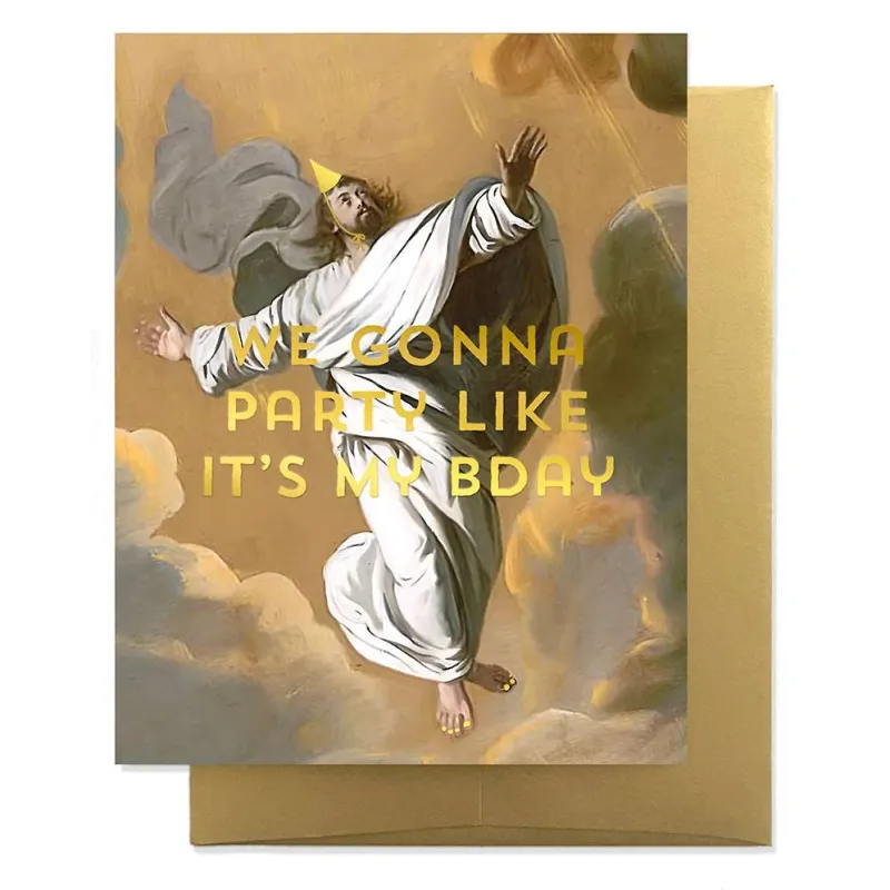 Like It's My BDAY Holiday Card sold by Paper Source