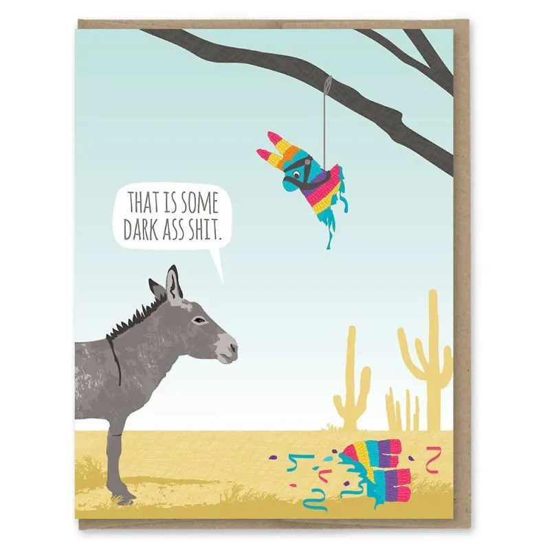 Dark Ass Donkey Birthday Card made by Paper Source