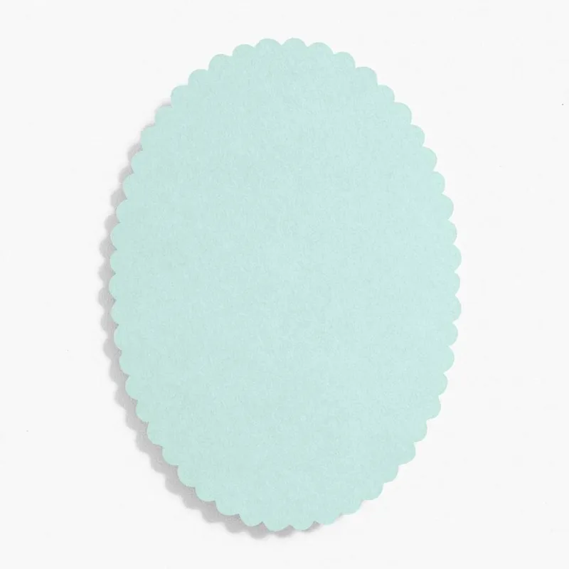 Scallop 4 Bar Pool Oval Cards sold by Paper Source