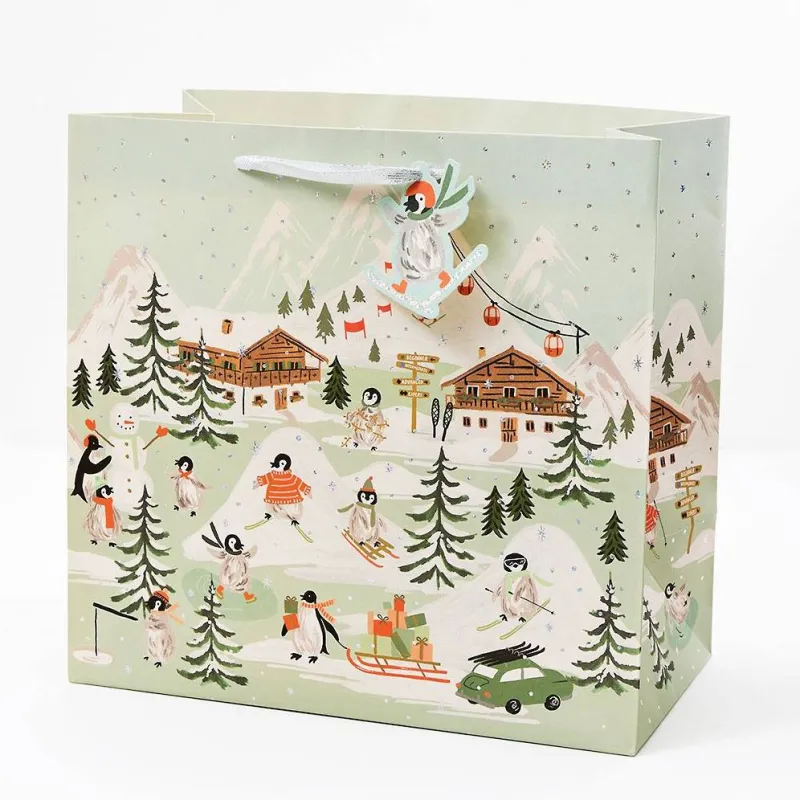 LRG Rifle Penguin Village Gift Bag sold by Paper Source