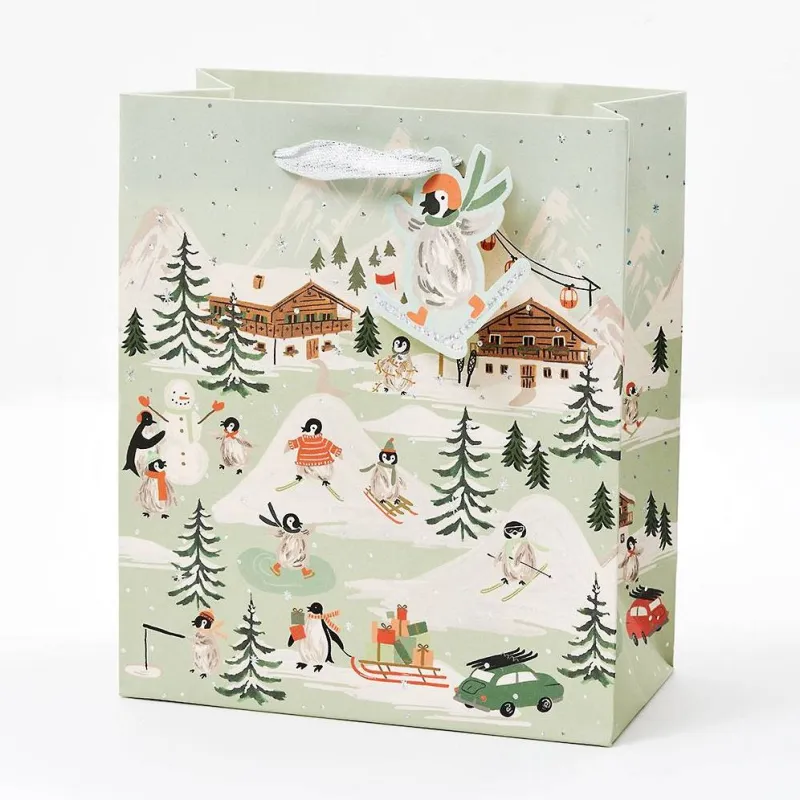 MED Rifle Penguin Village Gift Bag sold by Paper Source