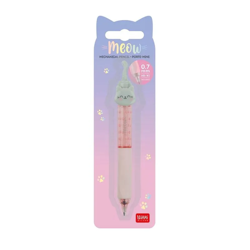 Legami Mechanical Pencil - Meow - Kitty sold by Paper Source
